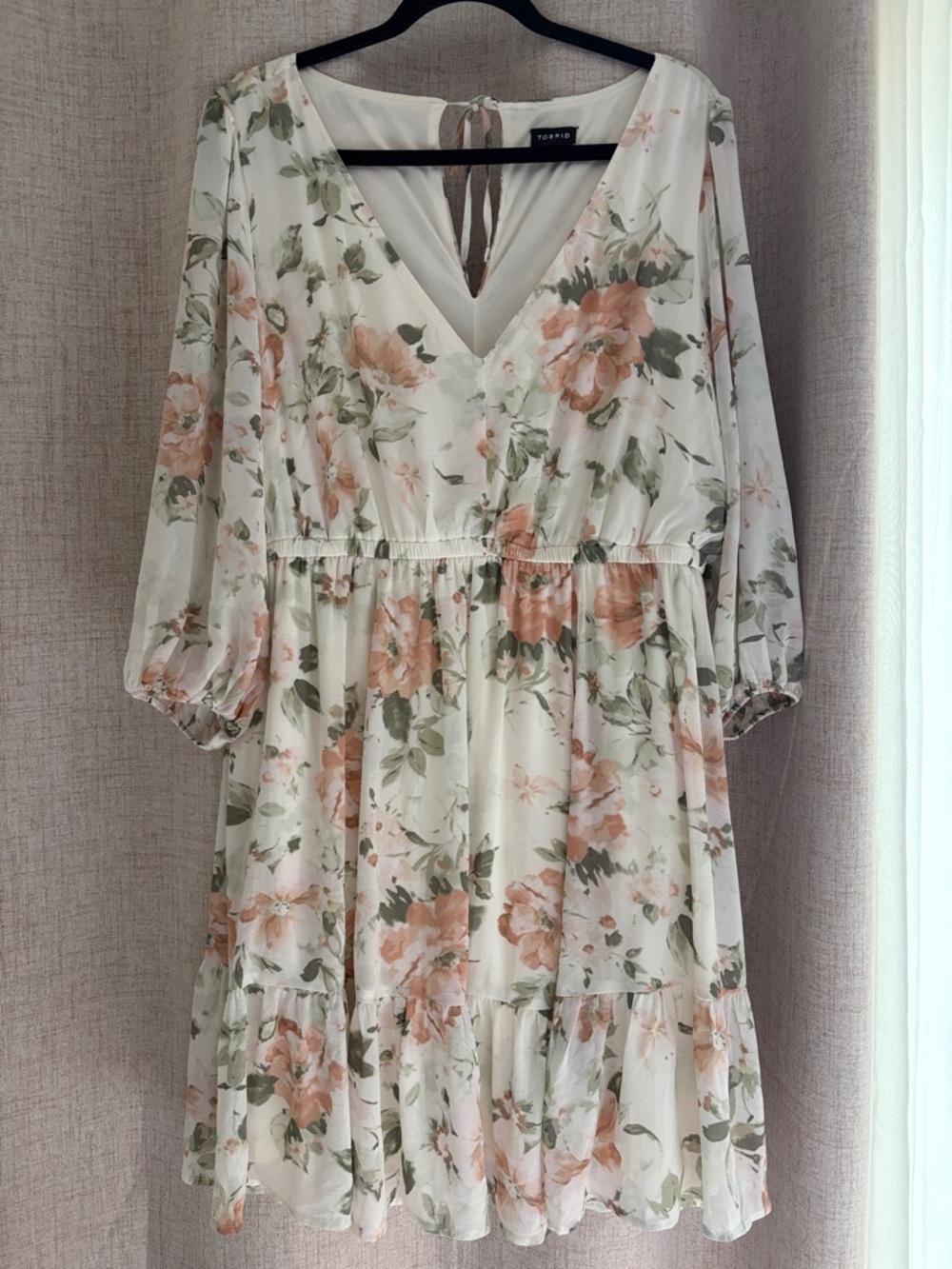 torrid Mini Chiffon Tiered Babydoll Dress